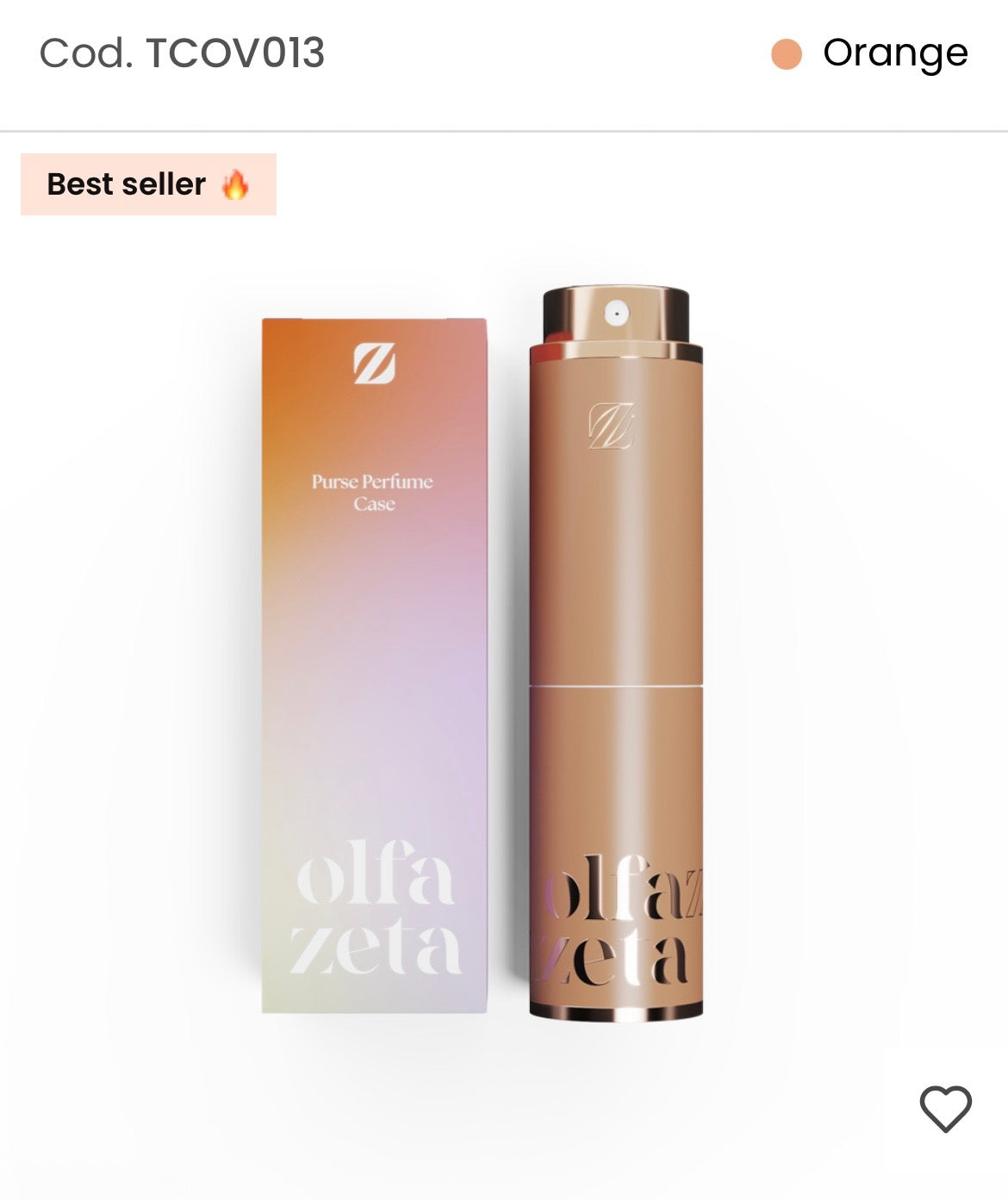 Parfum de Poche Vert 15ml - Étui Rechargeable Moderne