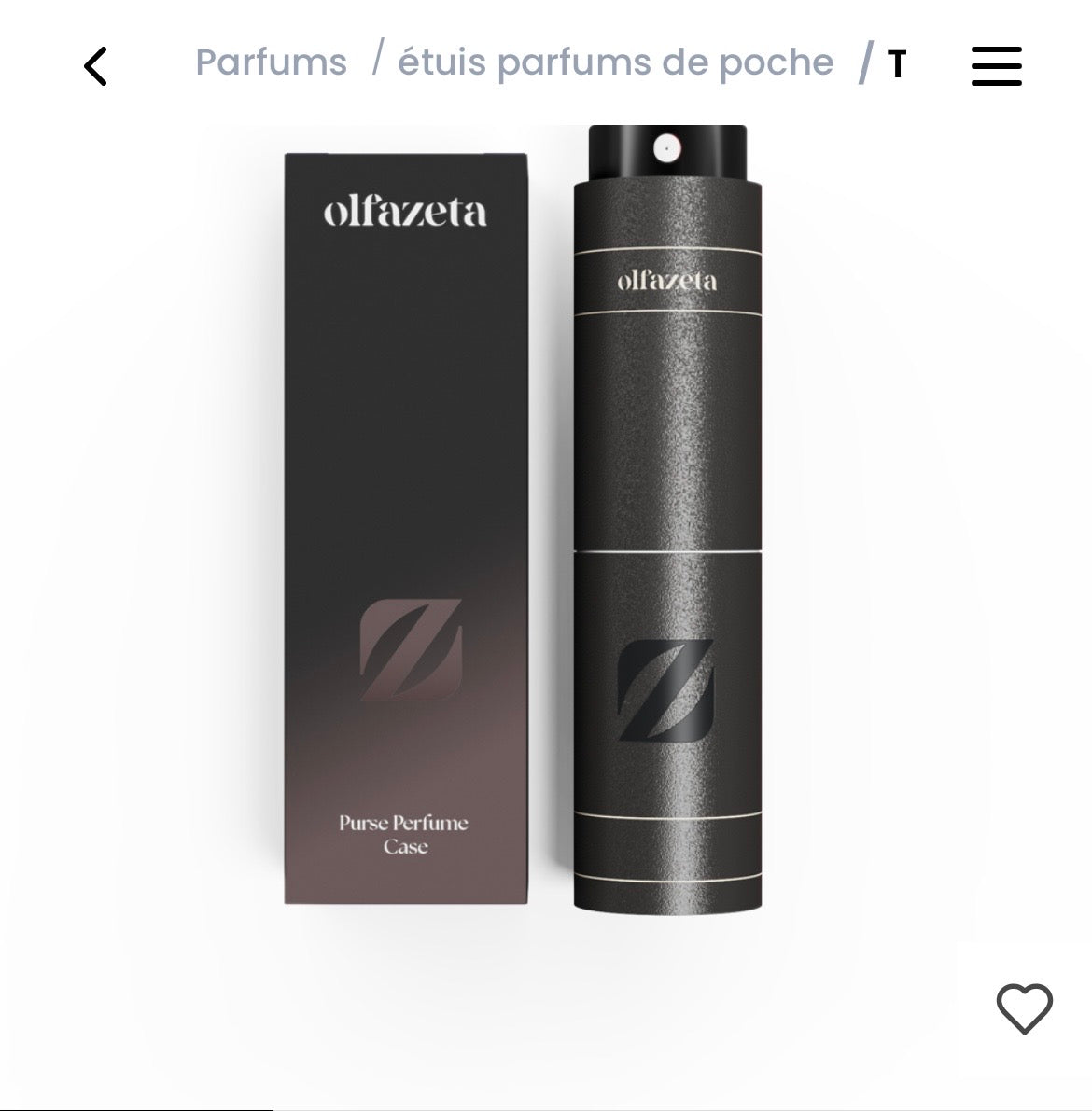 Parfum de Poche Italien 15ml - Étui Cuir Premium